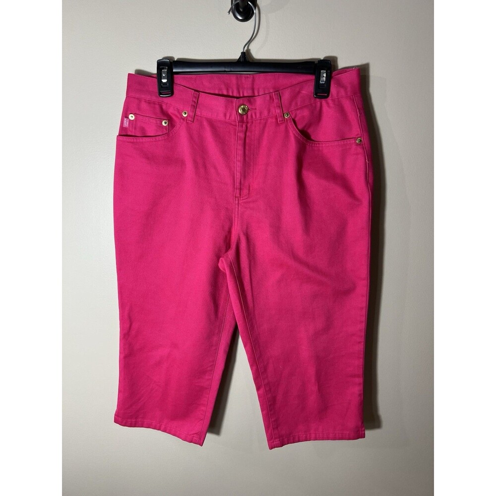 Y2K Lauren Jeans Co. Ralph Lauren Pink Capri Pants Size 10 Petite
